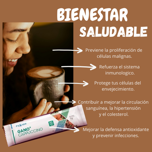 GANO + CAPPUCCINO DE FUXION- Protege tu hígado y refuerza tu sistema inmune
