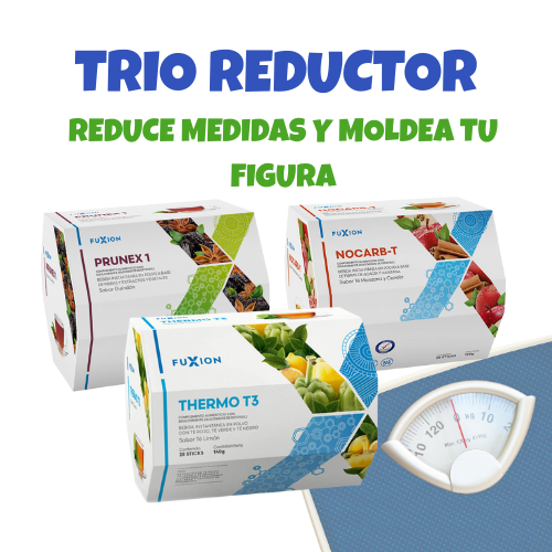 TRIO REDUCTOR DE FUXION-Control de peso, detox y metabolismo activo